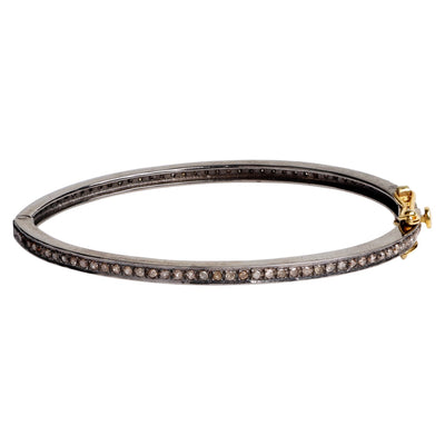 Noble Bangle bracelet with diamonds