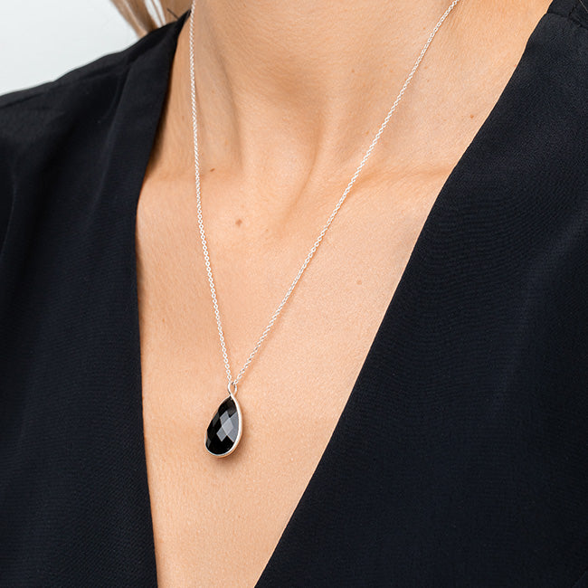 goddess sort onyx sølv