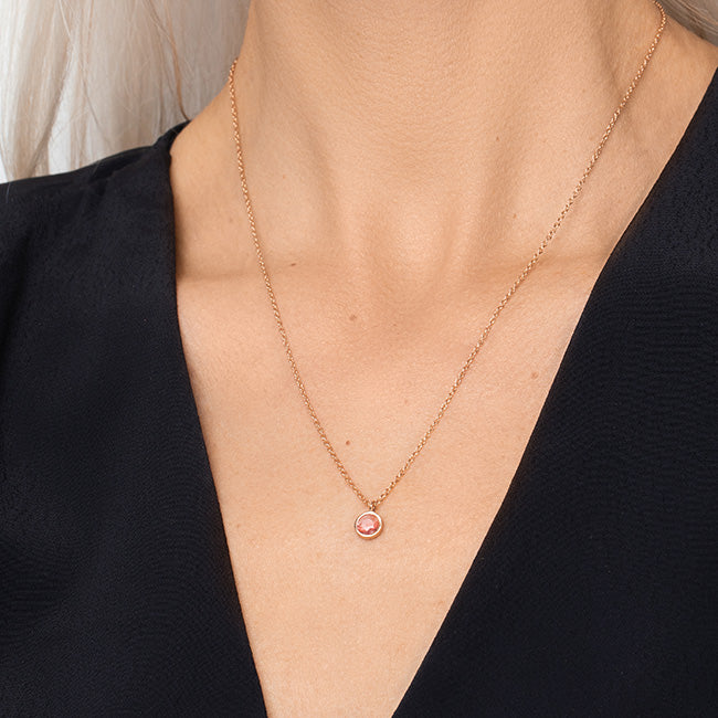 precious kæde rubin rosa