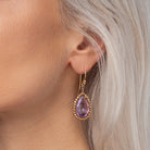 sparkling beads ametyst